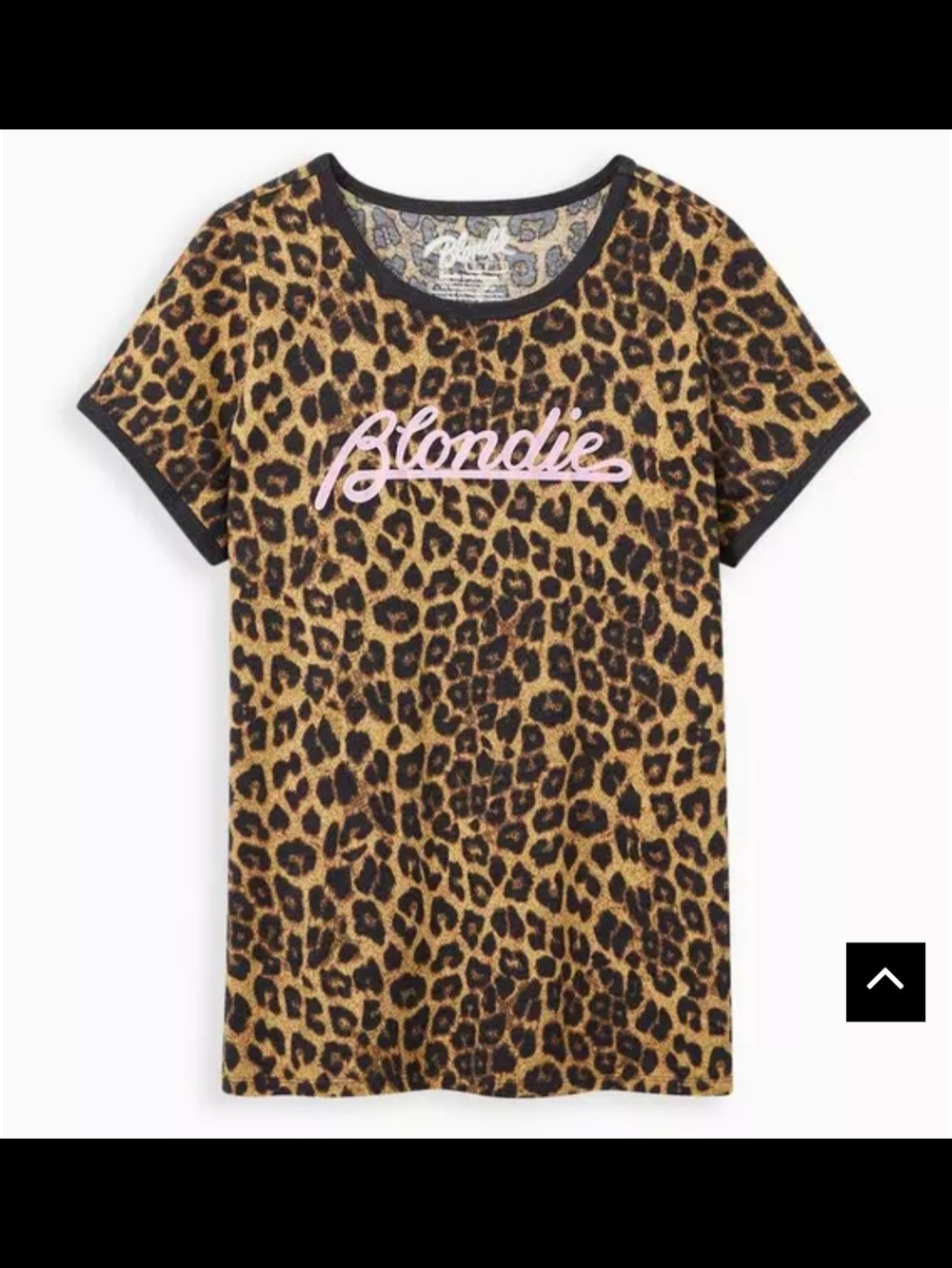 Torrid Leoperdrard print print Blondie Band T Shirt. Size 2XL